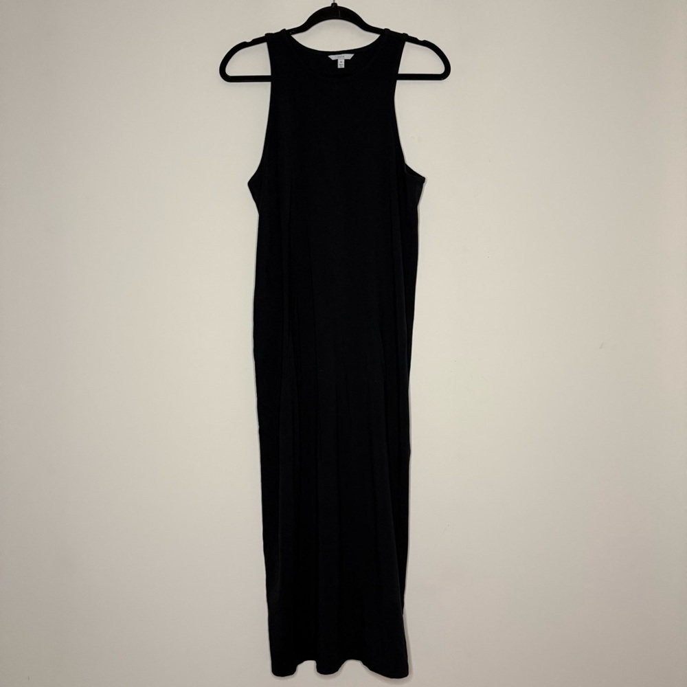 JOIE Pima Cotton Modal Blend Flattering Comfy Minimalist Basic Beachy Midi Dress